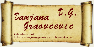 Damjana Graovčević vizit kartica